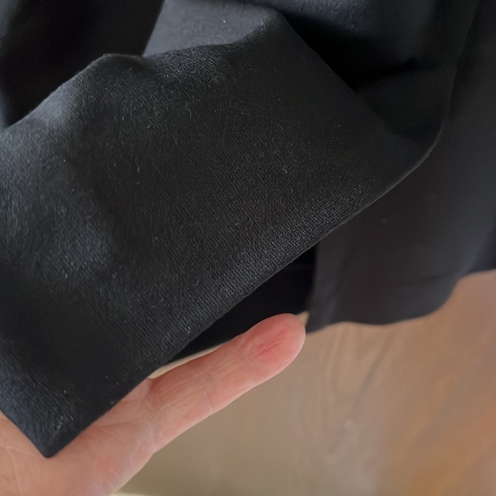 Eileen Fisher sleeveless, black midi dress. Size XS - Picture 7 of 9